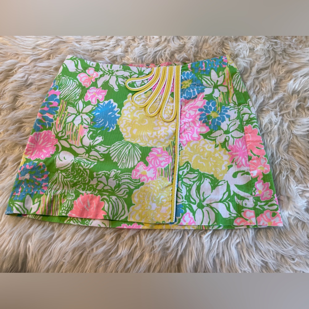 Lilly Pulitzer Women’s Multicolored Floral Skort-Size 2